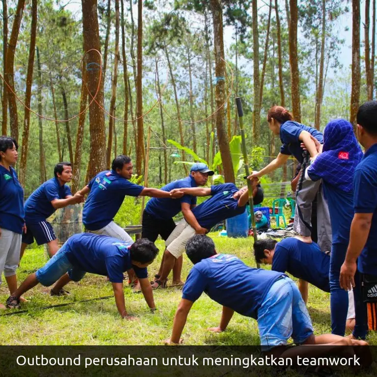 Outbound Perusahaan: Strategi Efektif Meningkatkan Teamwork dan Produktivitas
